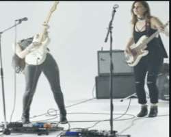 She could also be seen in the music video of the song 